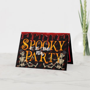 Spooky-Party Karte