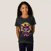 Spooky Paws Halloween Anime Chihuahua T-Shirt (Vorne ganz)