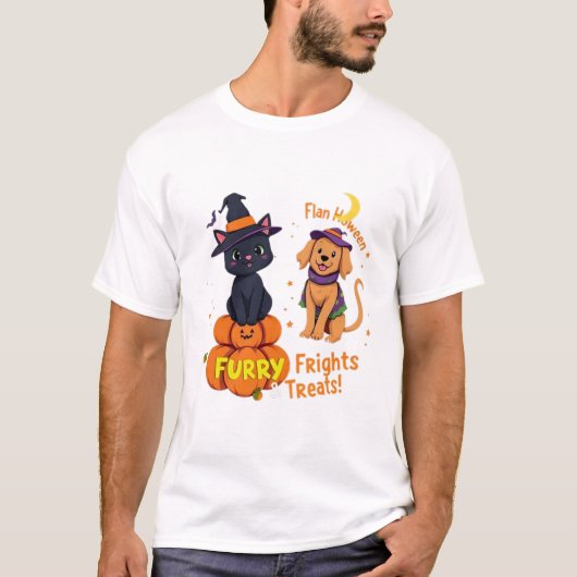 Spooky Pet Party T-Shirt (Vorderseite)