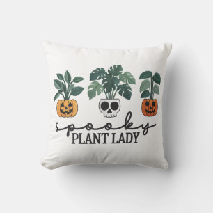 Spooky Pflanze Lady Halloween Monstera Design Kissen