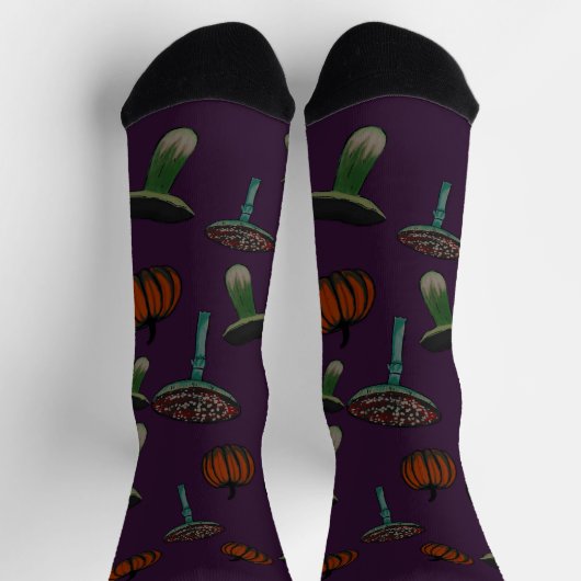 Spooky Pilzsocken Socken (Oben)