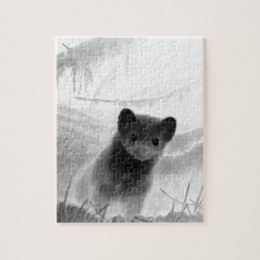 Spooky Pine Marten Jigsaw Puzzle Alle Größen (Vertikal)