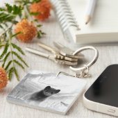 Spooky Pine Marten Schlüsselanhänger (Vorderseite rechts)