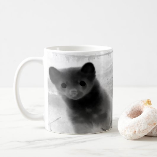 Spooky Pine Marten Tasse (Mit Donut)