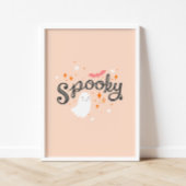 Spooky Pink Halloween Poster