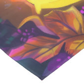 Spooky Pitbull Halloween Hexe und Pumpkin Tischdecke (Schrägansicht)