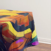 Spooky Pitbull Halloween Hexe und Pumpkin Tischdecke (Beispiel)