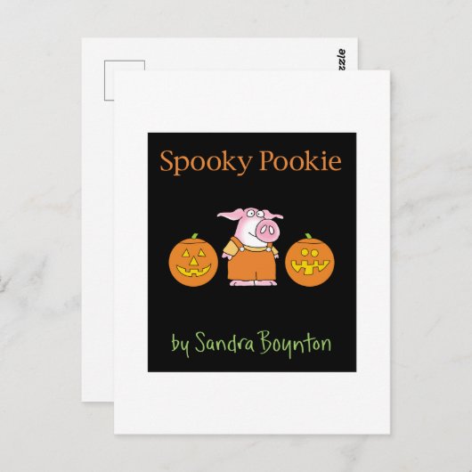 SPOOKY POOKIE von Sandra Boynton Postcard Postkarte (Vorne/Hinten)