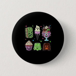 Spooky Popsice Ice Cream Summer Party Halloween S Button