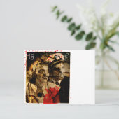 Spooky Post Card Postkarte (Stehend Vorderseite)