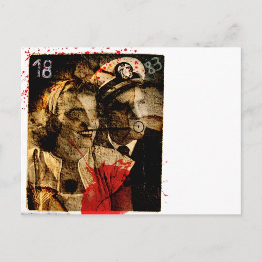 Spooky Post Card Postkarte (Vorderseite)