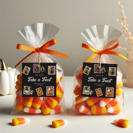 Spooky Postage Briefmarke Halloween-Party Geschenkanhänger