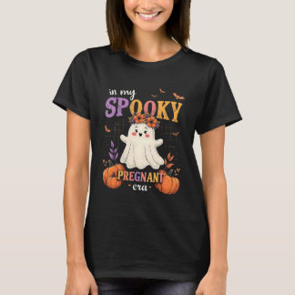 Spooky Pregnant Era Halloween Mother to Be Party C T-Shirt
