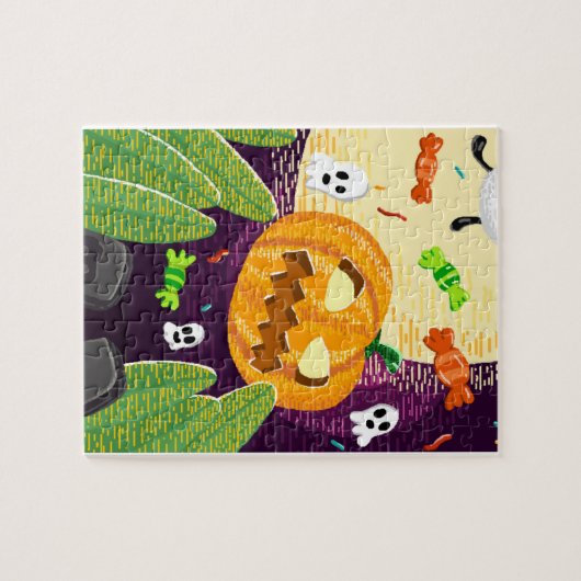 Spooky Pumpkin Adventure Jigsaw Puzzle (Horizontal)