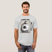 Spooky Pumpkin Alien T - Shirt - Unisex bearbeitba (Vorne ganz)