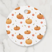 Spooky Pumpkin Birthday Danke Tag Geschenkanhänger (Rückseite)