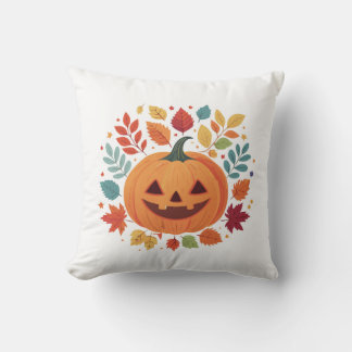 Spooky Pumpkin Cushion Kissen