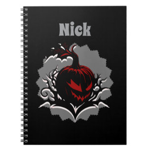 Spooky Pumpkin Custom Notizblock