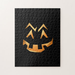 Spooky Pumpkin Face   Halloween Puzzle