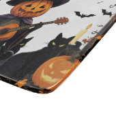 Spooky Pumpkin Glow Cutting Board Schneidebrett (Ecke)