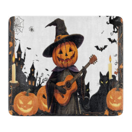 Spooky Pumpkin Glow Cutting Board Schneidebrett
