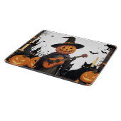 Spooky Pumpkin Glow Cutting Board Schneidebrett (Ecke)