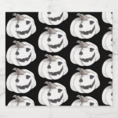 Spooky Pumpkin Halloween Ber | Jack-O’-Lantern Bierflaschenetikett (Einzelnes Label)