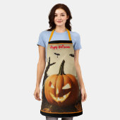 Spooky Pumpkin Halloween Collection Schürze (Getragen)