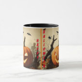 Spooky Pumpkin Halloween Collection Tasse (Zentrum)