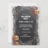 Spooky Pumpkin-Halloween-Party Einladung (Vorderseite)