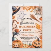 Spooky Pumpkin Halloween-Party Einladung Spaß (Vorderseite)
