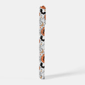 Spooky Pumpkin Halloween Pattern iPhone 15 Hülle (Rechte Seite)