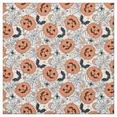 Spooky Pumpkin Halloween Pattern Stoff (Muster)