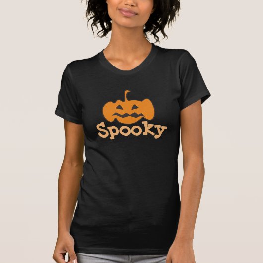 Spooky Pumpkin Halloween T-Shirt (Vorderseite)