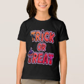 Spooky Pumpkin Halloween Tri-Blend-Shirt Tri-Blend Shirt (Vorderseite)