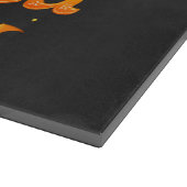 Spooky Pumpkin Halloween wurde dir gebootet Schneidebrett (Ecke)