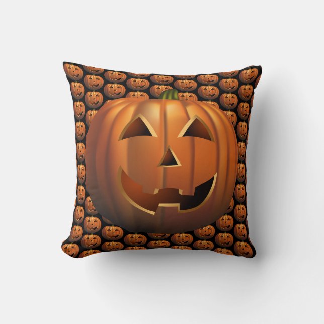 Spooky Pumpkin Kissen (Vorderseite)