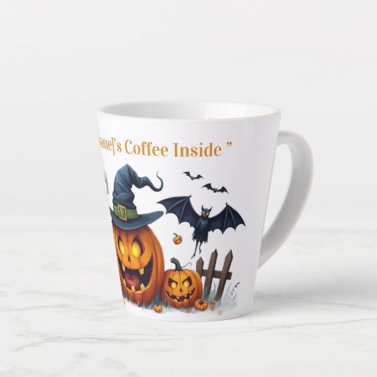 Spooky Pumpkin Magic Mug Milchtasse (Rechte Ecke)