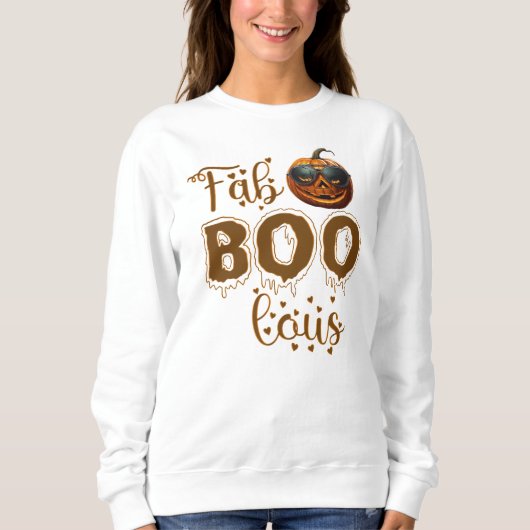Spooky Pumpkin Matching Halloween Familie Sweatshirt (Vorderseite)