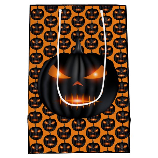 Spooky Pumpkin Mittlere Geschenktüte (Rückseite)