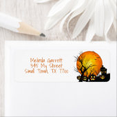 Spooky Pumpkin Moon Halloween benutzerdefinierte A (Insitu)