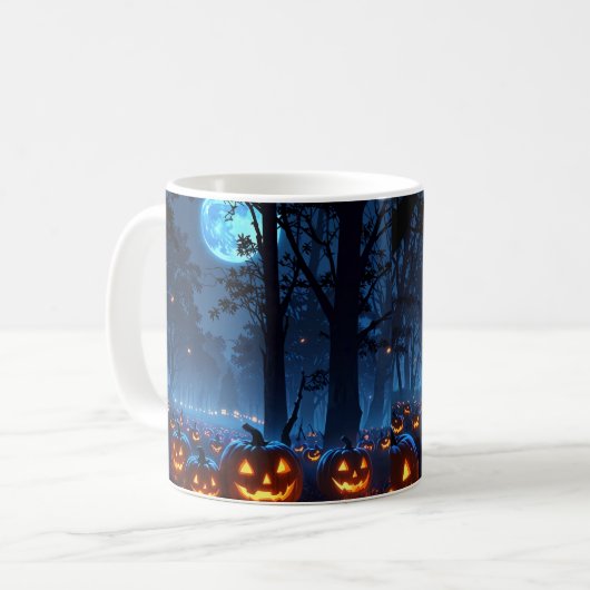 Spooky Pumpkin Night Tasse - Halloween Anime (Vorderseite Links)