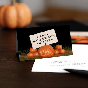 Spooky Pumpkin Pack von 25 winzig Halloween Karten