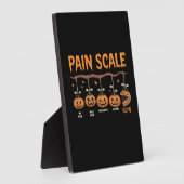 Spooky Pumpkin Pain Scale Trauma Nurse Triage Hall Fotoplatte (Seite)