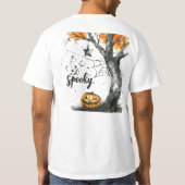 Spooky Pumpkin Patch Doppelseitiges Halloween T-Sh T-Shirt (Rückseite)