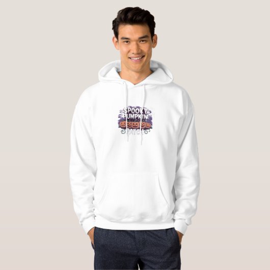 Spooky Pumpkin Patch Halloween Hoodie Sweatshirt (Vorne ganz)