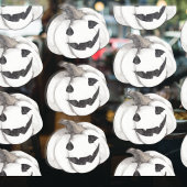 Spooky Pumpkin Pattern | Frohe Halloween Fensteraufkleber