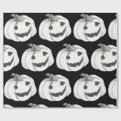 Spooky Pumpkin Pattern | Frohe Halloween Geschenkpapier (Flach)