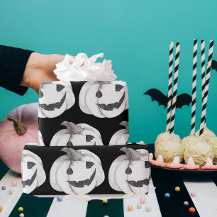 Spooky Pumpkin Pattern   Frohe Halloween Geschenkpapier