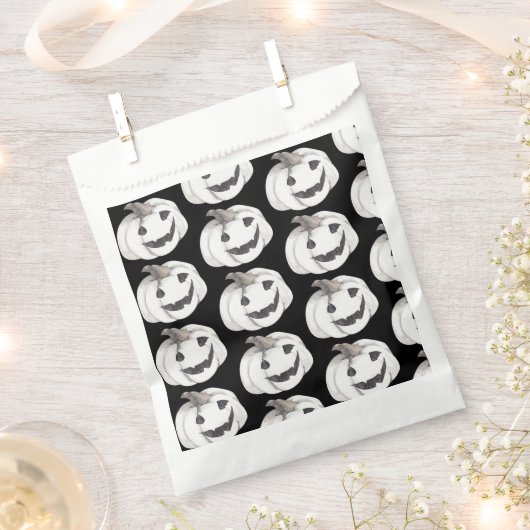 Spooky Pumpkin Pattern | Frohe Halloween Geschenktütchen (Ausgeschnitten)